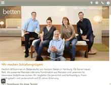 Tablet Screenshot of horizont-betten.de